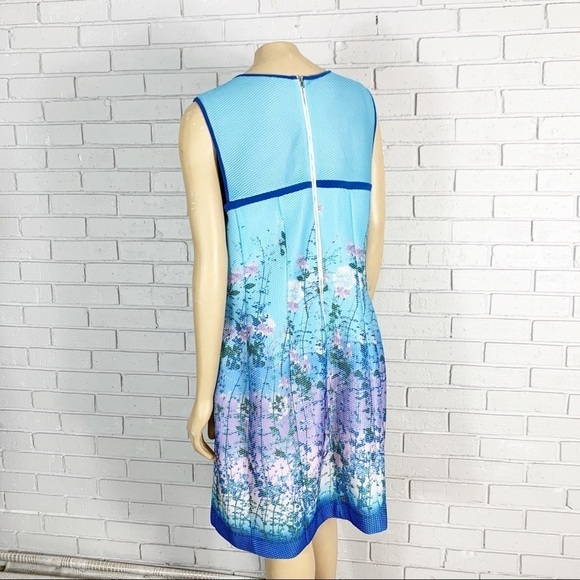 Gabby Skye Women's Vine Printed Fit & Flare Dress - Picture 4 of 9